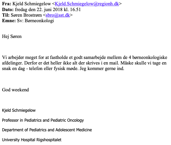 Ikke alt i mail