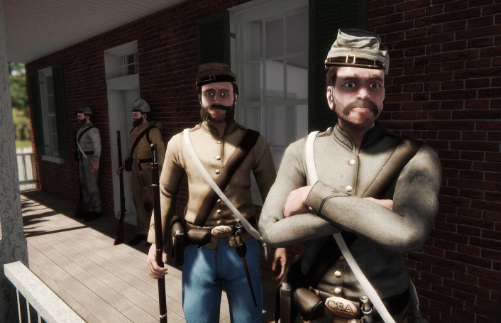 Soldaten er fra spillet “War of Rights, der stadig er under udvikling, men blev sparket i gang i det EU-støttede Scandinavian Game Developers i Grenaa. Scandinavian Game Developers er netop blevet kåret til årets RegioStar som et eksempel på, hvordan udviklingsmidler fra EU anvendes hensigtsmæssigt.
Foto: War of Rights / Campfire Games