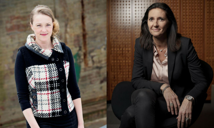 Stine Johansen (t.v.) og Rikke Vestergaard, kommunaldirektører i hhv. Helsingør og Esbjerg.