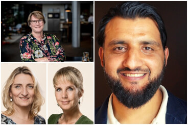 Bente Sorgenfrey, Ahmad Durani, Birgitte Vind og Kathrine Olldag peger alle på, at det kræver handling fra kommunerne at få flere ledere med anden etnisk baggrund.