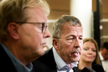 Per Møller Jensen (th.), som ved KV17 blev slået af Venstres Ulrik Wilbek i kampen om at blive borgmester, men som fik Socialdemokratiet med i konstitueringen - udenom det tidligere borgmesterparti De Konservative.