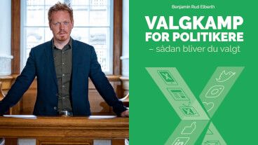 Benjamin Rud Elberth er direktør i Elberth Kommunikation. Han har blandt andet rådgivet politikere, partier, kommuner og regioner. Nu har han skrevet om bog, som skal guide politikere til de kommende valg.