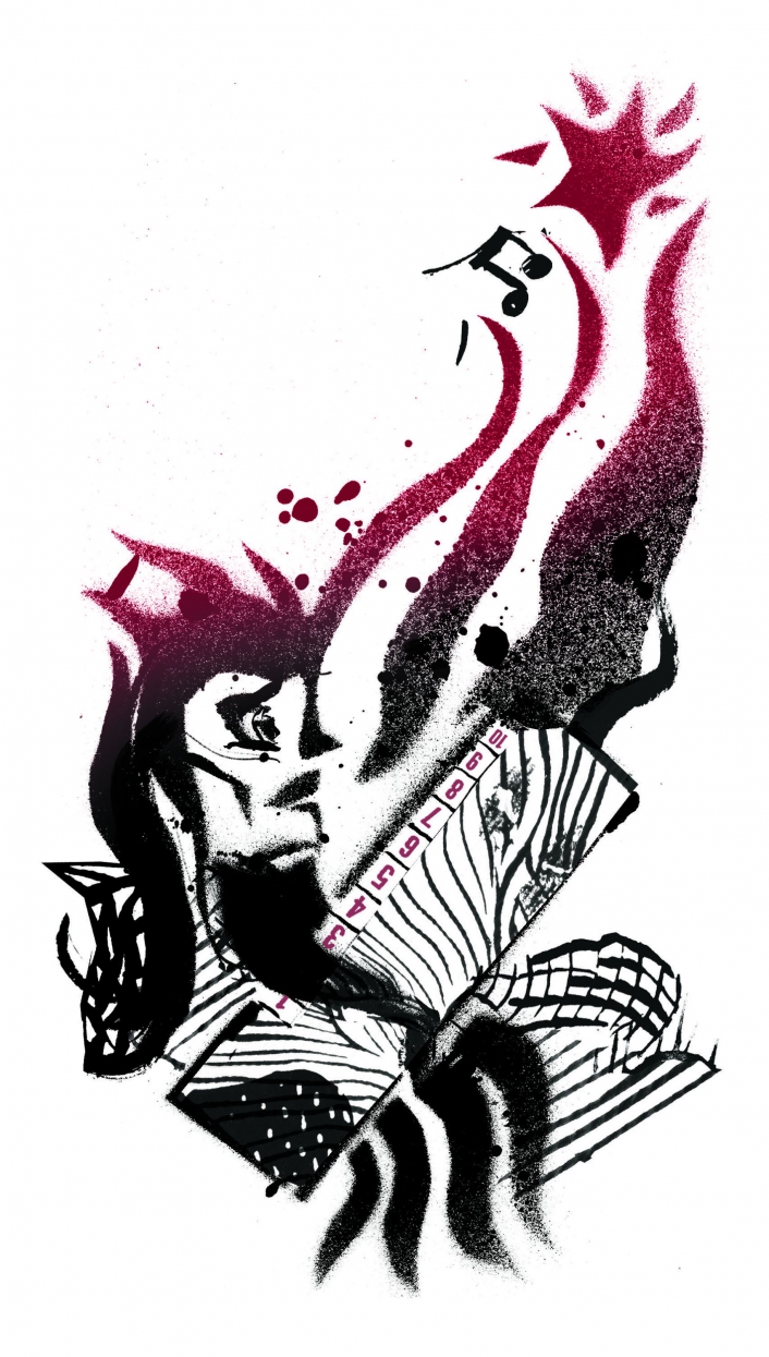 merete pryds helle<br />Illustration: Ib Kjeldsmark <br />