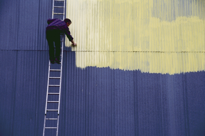 Rear view of a man<br />Foto: HAKON AGUSTSSON / Polfoto<br />